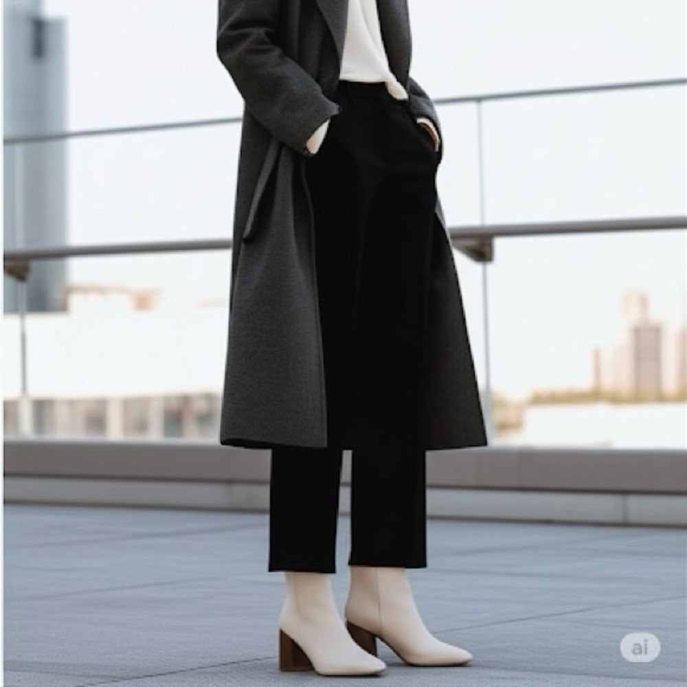 Sam & Libby Carlson Vanilla Ankle Boots sz8​